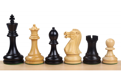 Piezas de ajedrez Executive ebonisadas 3,5''